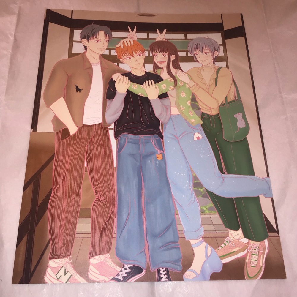 Fruits Basket Anime Art Print